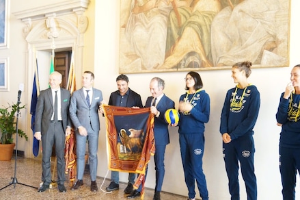 Volley: A1 Femminile, Conegliano ricevuta da Luca Zaia