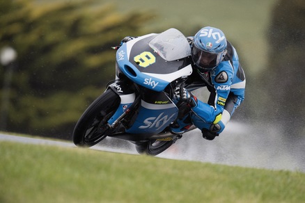 Moto3, Bulega in prima fila: «Ho dato il massimo»
