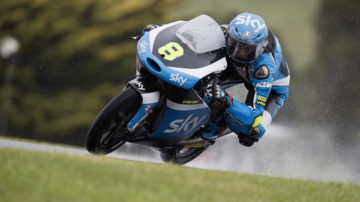 Moto3, Bulega in prima fila: «Ho dato il massimo»