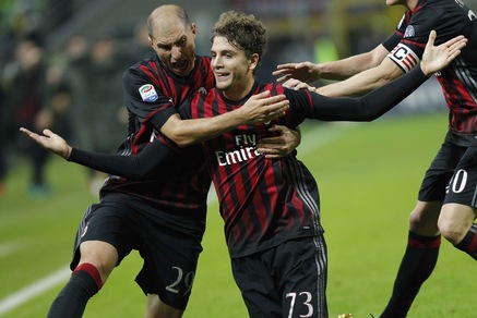 Serie A Milan, Locatelli: «Segnare al portiere più forte al mondo è una cosa incredibile»