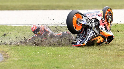 MotoGp Phillip Island, Marquez: «Voglio scusarmi con il mio team»