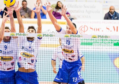 Volley: A2 Maschile Girone Bianco, Tuscania vince ma che fatica !