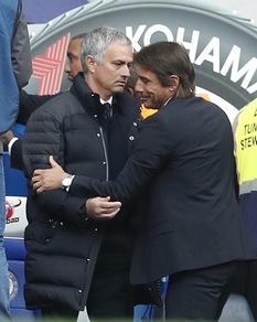 Conte a Mourinho: «Tra 4 giorni c'è lo Stoke, un'altra sfida difficile»
