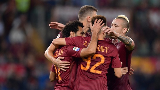 Serie A Roma-Palermo 4-1, la Juve è più vicina