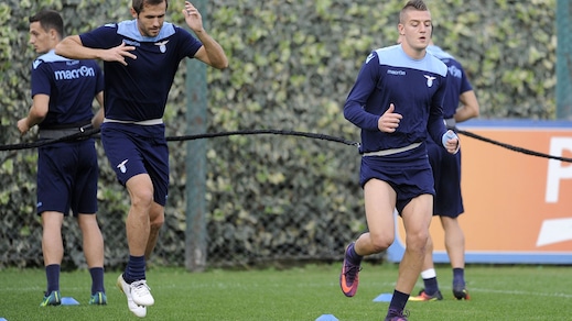 Lazio, i biancocelesti di corsa verso il Cagliari