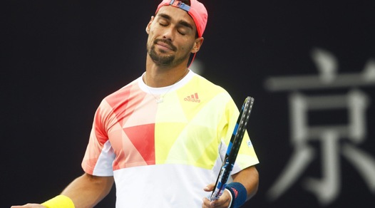 Tennis, Fognini fuori al primo turno all'Atp di Vienna