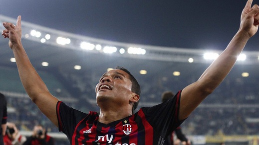 Calciomercato Milan, l'agente di Bacca: «Ho il telefono bollente»