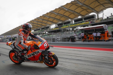 MotoGp Malesia: ultime libere a Marquez, Rossi è ottavo