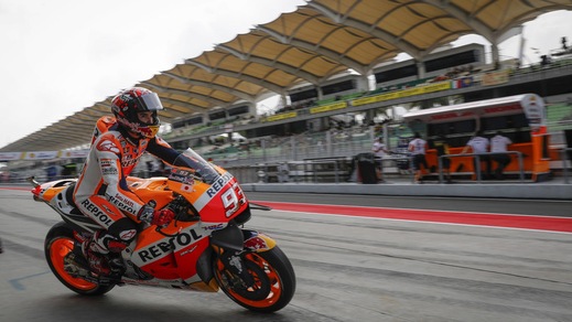 MotoGp Malesia: ultime libere a Marquez, Rossi è ottavo