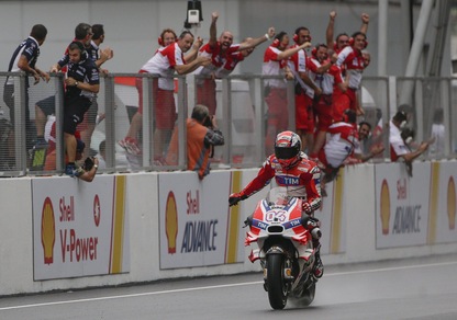 MotoGp Malesia, Dovizioso: «Ho pianto nell'ultimo giro»