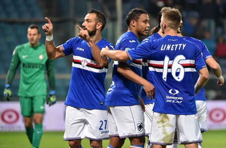 Serie A, Sampdoria-Inter 1-0. Risolve Quagliarella, De Boer sempre più in bilico