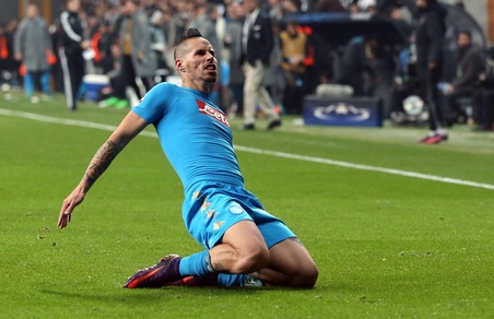 Champions League, Besiktas-Napoli 1-1: Hamsik, un gol d'oro!