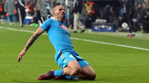 Champions League, Besiktas-Napoli 1-1: Hamsik, un gol d'oro!