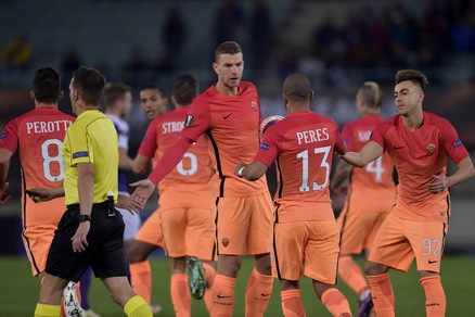 Europa League, Austria Vienna-Roma 2-4: Dzeko trascina i giallorossi