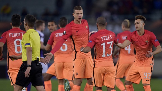 Europa League, Austria Vienna-Roma 2-4: Dzeko trascina i giallorossi