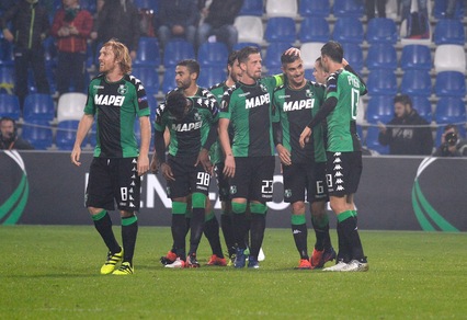 Europa League: le immagini del pareggio tra Sassuolo e Rapid Vienna