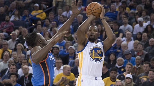 Durant travolge i Thunder, Golden State a valanga