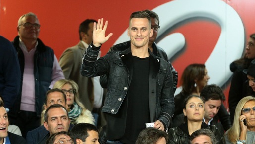 Milik, giovedì il controllo: «Napoli, torno presto»