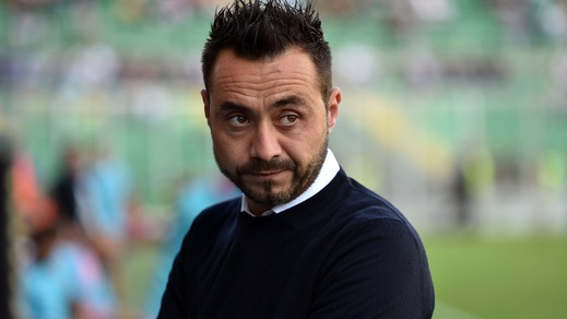 Serie A, De Zerbi: «Il Palermo ha dei problemi»