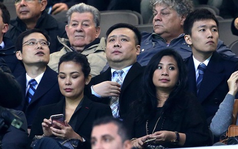 Inter: Suning, complimenti ai giocatori negli spogliatoi