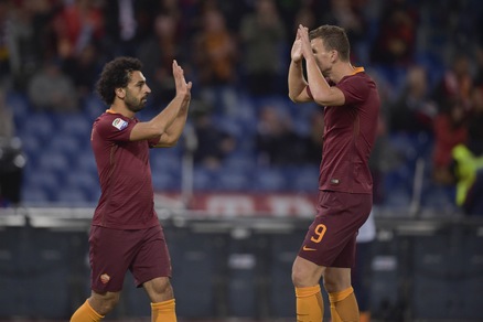 Roma, Salah-Dzeko il meglio d'Europa