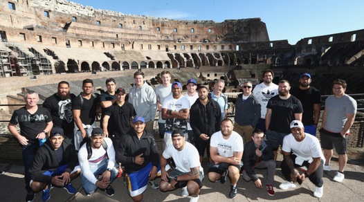 Rugby, gli All Blacks in versione turisti visitano Roma