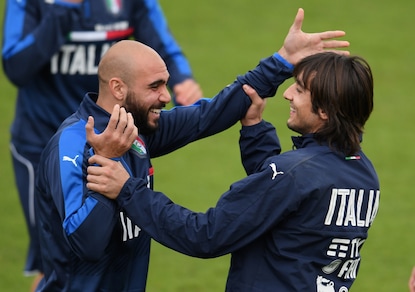 Italia, grandi sorrisi per l'allenamento azzurro di oggi