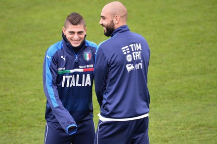 Corsa e sorrisi a Coverciano prima della partenza per il Lichtenstein