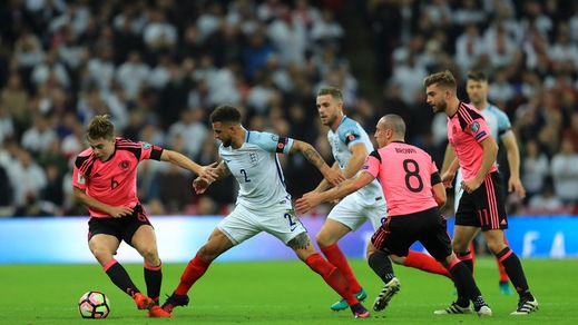 Inghilterra-Scozia 3-0: Hart in campo 90' senza subire gol