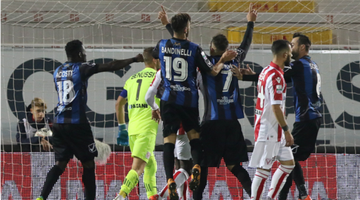 Serie B Latina, impresa in dieci: Corvia piega il Vicenza