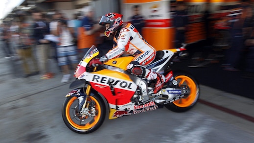 MotoGp, Valencia: warm up a Marquez, Rossi sesto