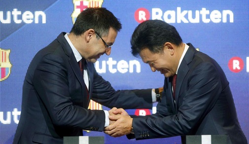 Barcellona, presentato il nuovo sponsor Rakuten