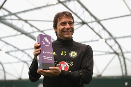 E' Conte il miglior allenatore del mese in Premier League