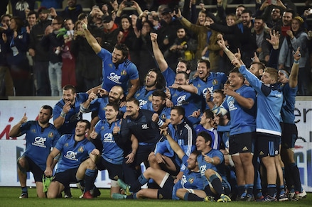 Rugby: storica vittoria Italia, 20-18 al Sudafrica