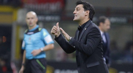 Montella: «Il cambio in panchina non avvantaggia l'Inter»