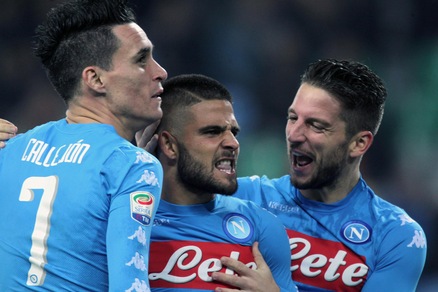 Udinese-Napoli 1-2: Insigne show, doppietta da tre punti