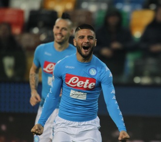 Serie A, Insigne stende l'Udinese: 2-1 per il Napoli