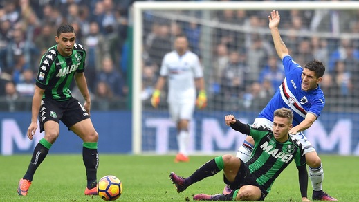 Sassuolo, un ko che fa male. La Samp vince in rimonta