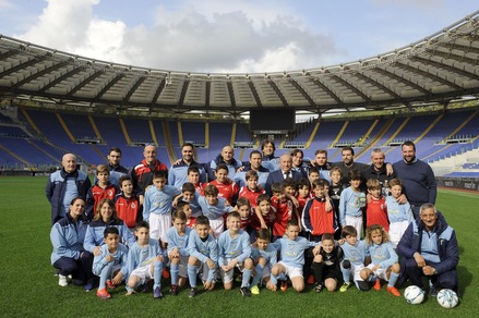 Lazio-Amatrice continua all'Olimpico con una partita tra i bambini