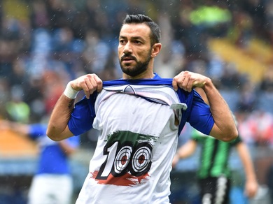 Quagliarella prolunga con la Sampdoria: accordo fino al 2019