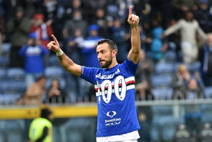 Sampdoria: Quagliarella festeggia il 100° gol in Serie A