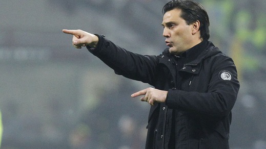 Milan, Montella: «L'Inter ha esultato come se avesse vinto lo scudetto»