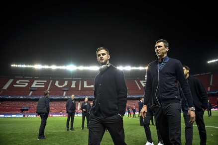 La Juventus prende le misure allo stadio Sanchez-Pizjuan