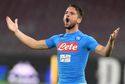 Napoli, Mertens: «Mi trovo bene da centravanti»