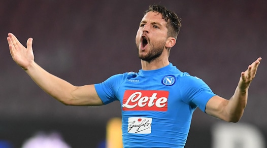 Napoli, Mertens: «Mi trovo bene da centravanti»