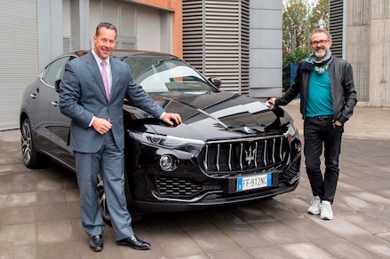 Lo chef Massimo Bottura ancora con Maserati
