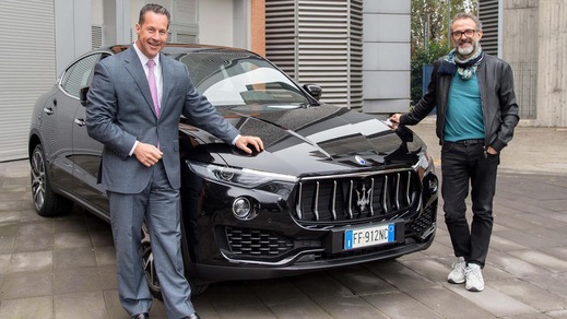 Lo chef Massimo Bottura ancora con Maserati