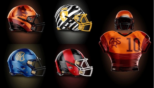 Dal calcio al...football: le big d'Europa in versione NFL