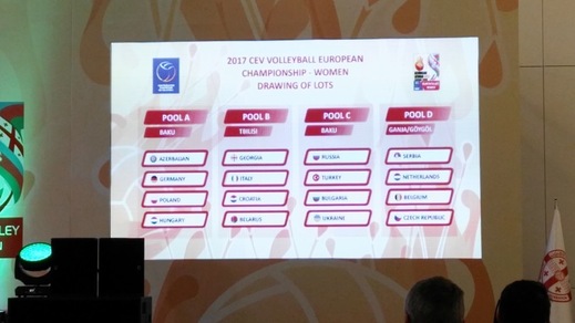 Volley: Europei Femminili 2017, l'Italia con Georgia, Croazia e Bielorussia