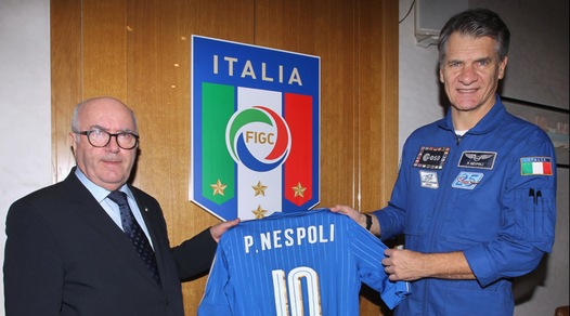 Italia, con Paolo Nespoli la maglia azzurra raggiungerà lo spazio